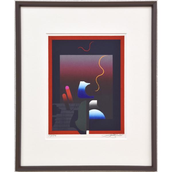 楽天市場】黒崎 彰「Melancholy B」木版画・限定直筆サイン入 70