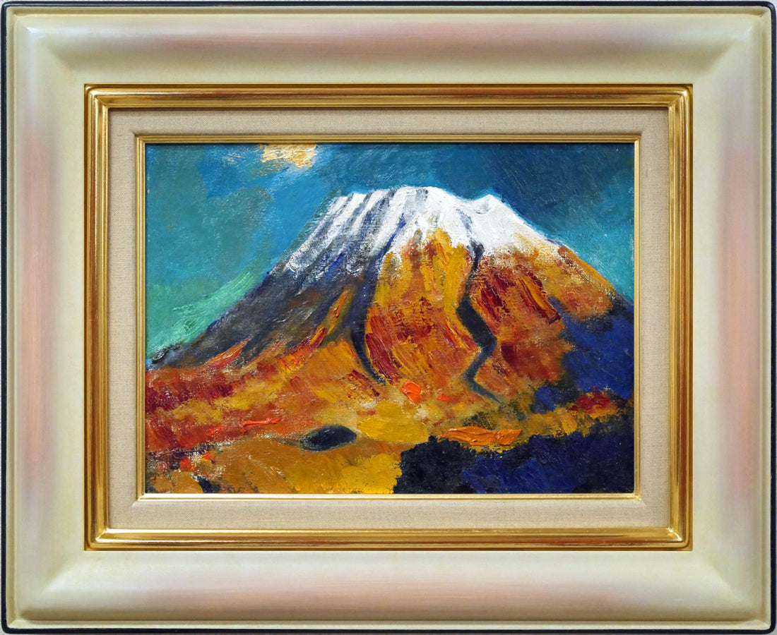 楽天市場】北川照生『白川郷』油絵・油彩画 F20（20号