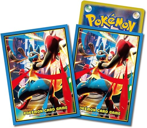 ポケモンカード　デッキシールド　メガルカリオのポンチョを着たピカチュウ 楽天市場】ポケモンカード デッキシールド メガルカリオの
