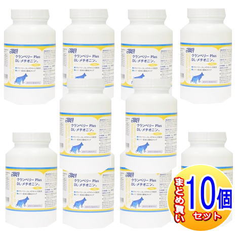 【10個セット】クランベリ-PLUS　DL-メチオニン　犬猫用　100g【小型宅配便/10set】｜健康通販