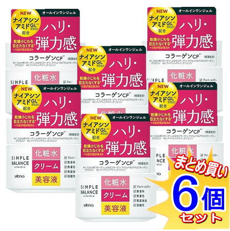 【6個セット】ウテナ シンプルバランス モイストジェル(ハリ・つやタイプ) 100g【小型宅配便/6set】