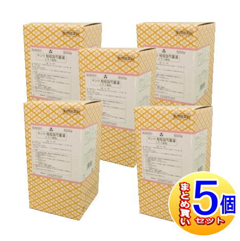 【5個書き割り】【第2類飲み薬】サンワ桂枝加名取り草湯抽出エキス細粒  500g 【小型宅配便】