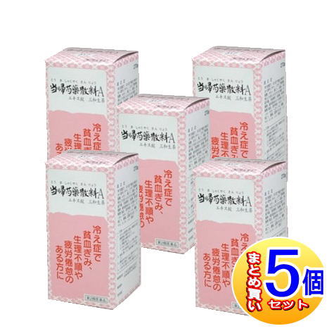 【5個セット】【第2類医薬品】当帰芍薬散料Aエキス錠三和生薬 270錠【小型宅配便】|健康通販