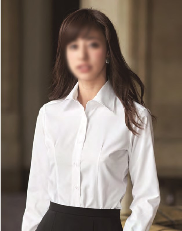 楽天市場 Enjoie アンジョア 女性用 レディース 事務服 半袖 ブラウス シャツ かっこいい系 ホームクリーニング ことぶき衣料