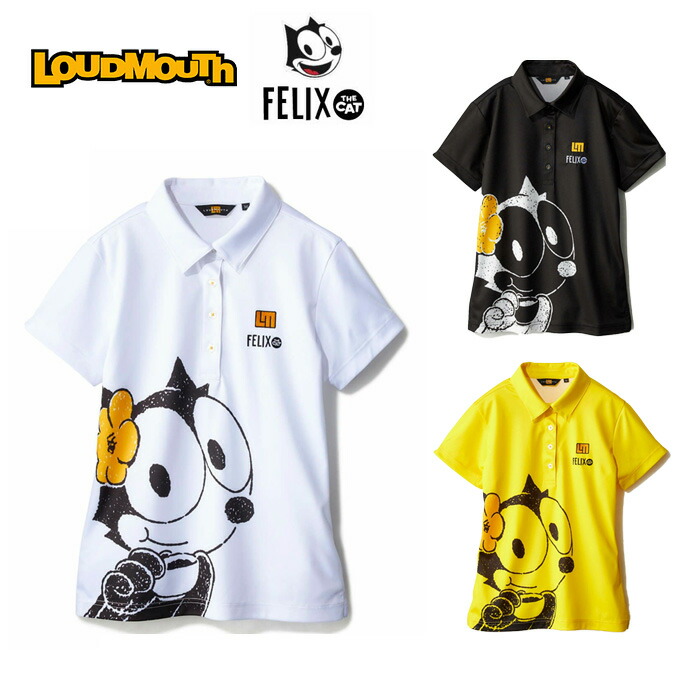 【2025 新作 ウェア】LOUDMOUTH×FELIX レディース 半袖シャツ 765660 ラウドマウス×フェリックス ゴルフ 2025S/S