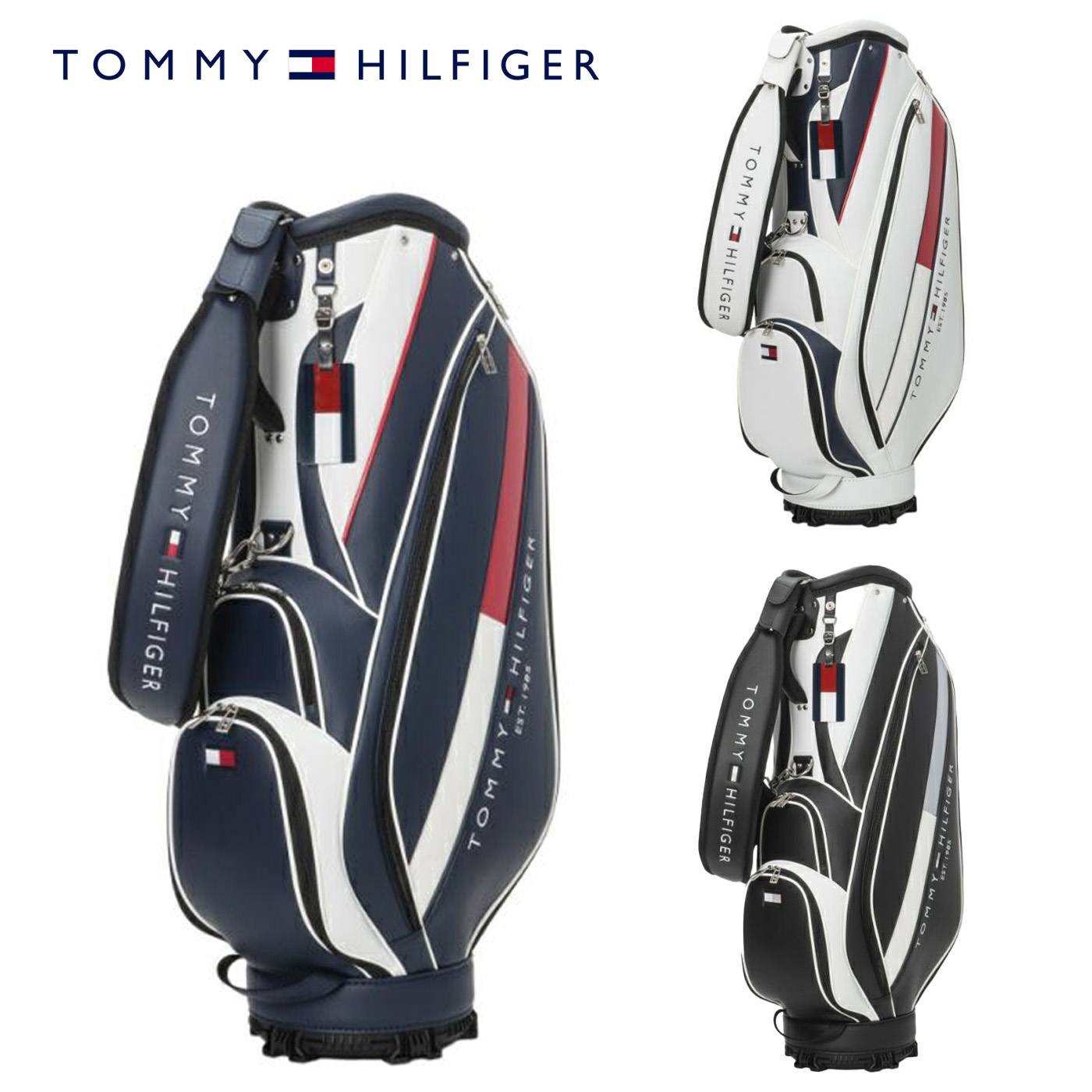 トミーヒルフィガー TOMMY HILFIGER GOLF キャディバッグ THMG4SC5 メンズ レディース 2024年モデル|コトブキゴルフKG−NET