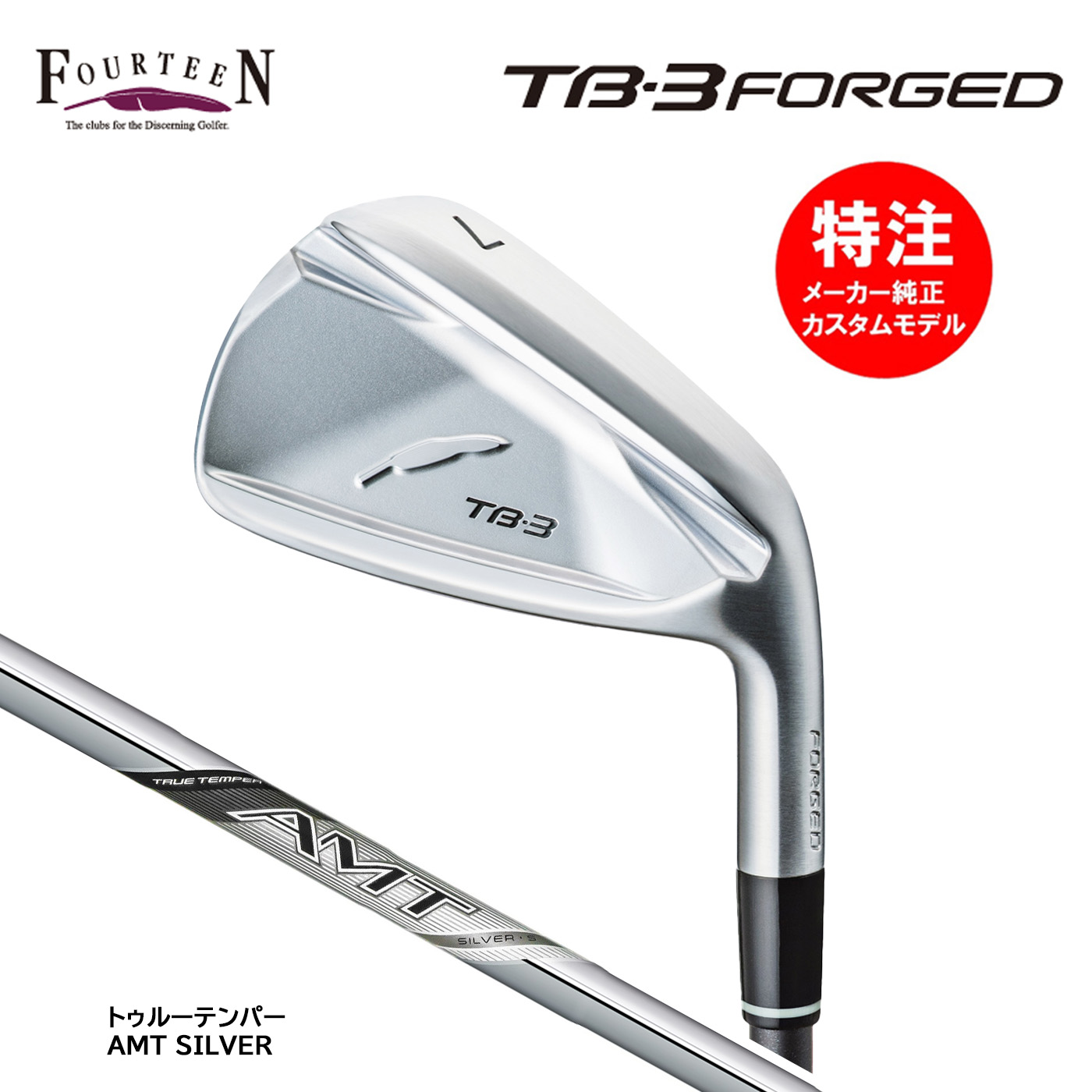 楽天市場】カスタムオーダー フォーティーン TB-3 FORGED アイアン(4