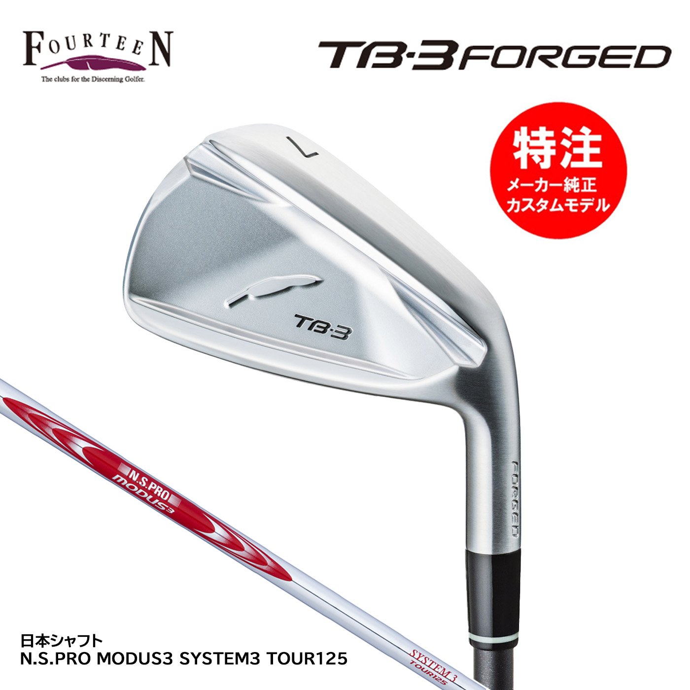 楽天市場】カスタムオーダー フォーティーン TB-3 FORGED アイアン(4