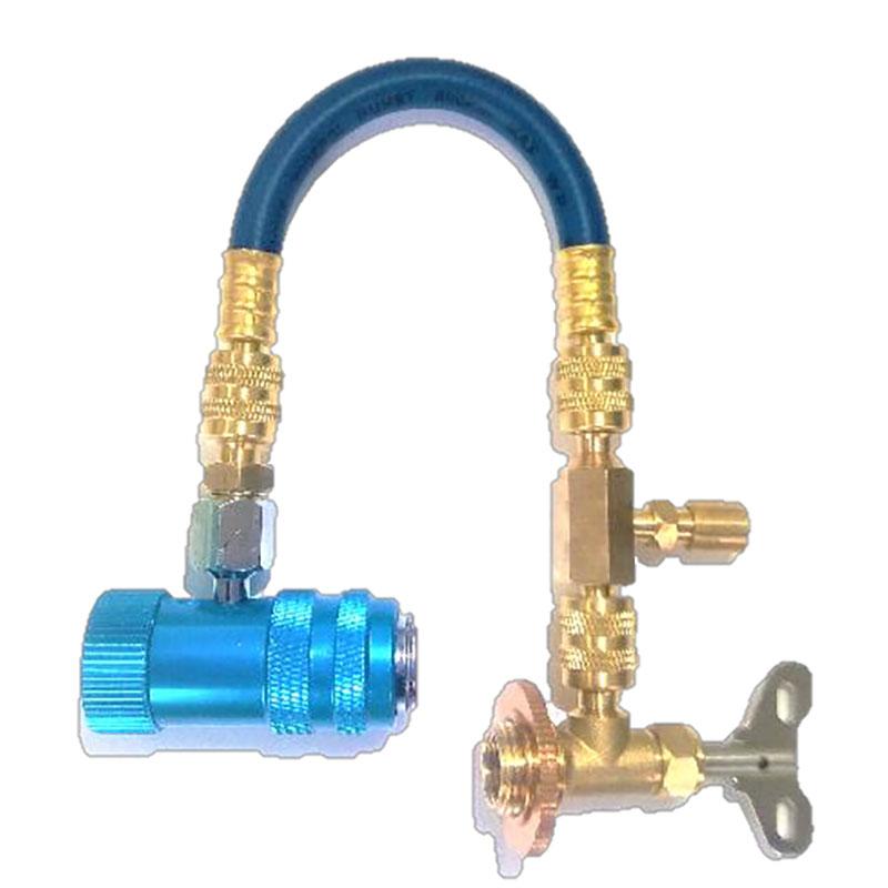 【レビューキャンペーン実施中】 リークラボ ジャパン LL-300-A02/P Dr.Leak ドクターリーク R134a POEエアゾール缶専用注入ホースセット 【送料無料】