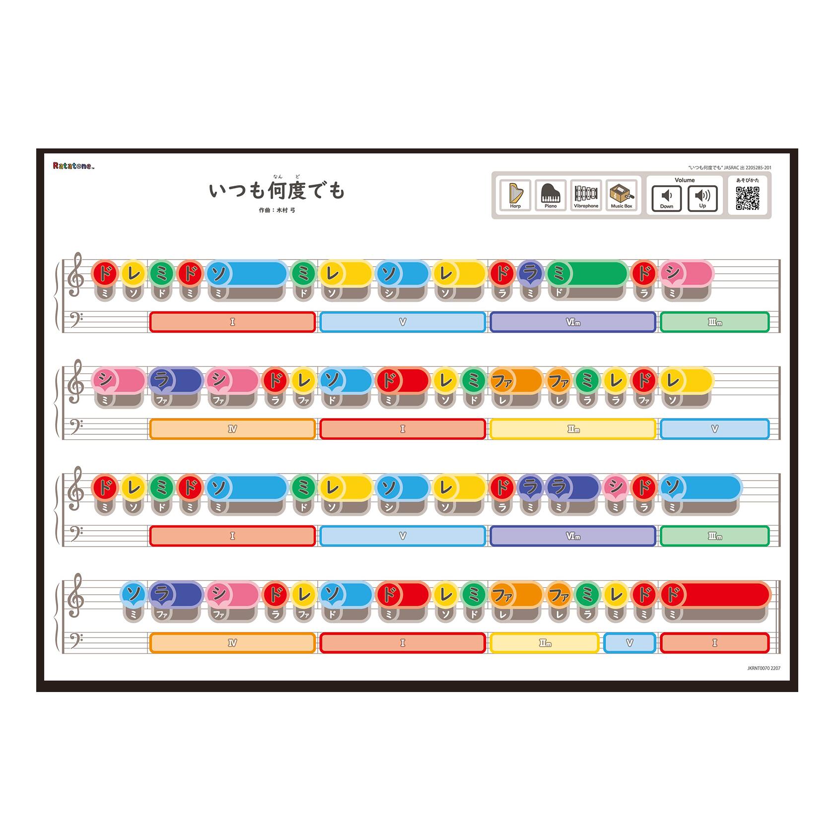 安全 いつも何度でも A3 Ratanotes ラタノーツ Ratatone ラタトーン