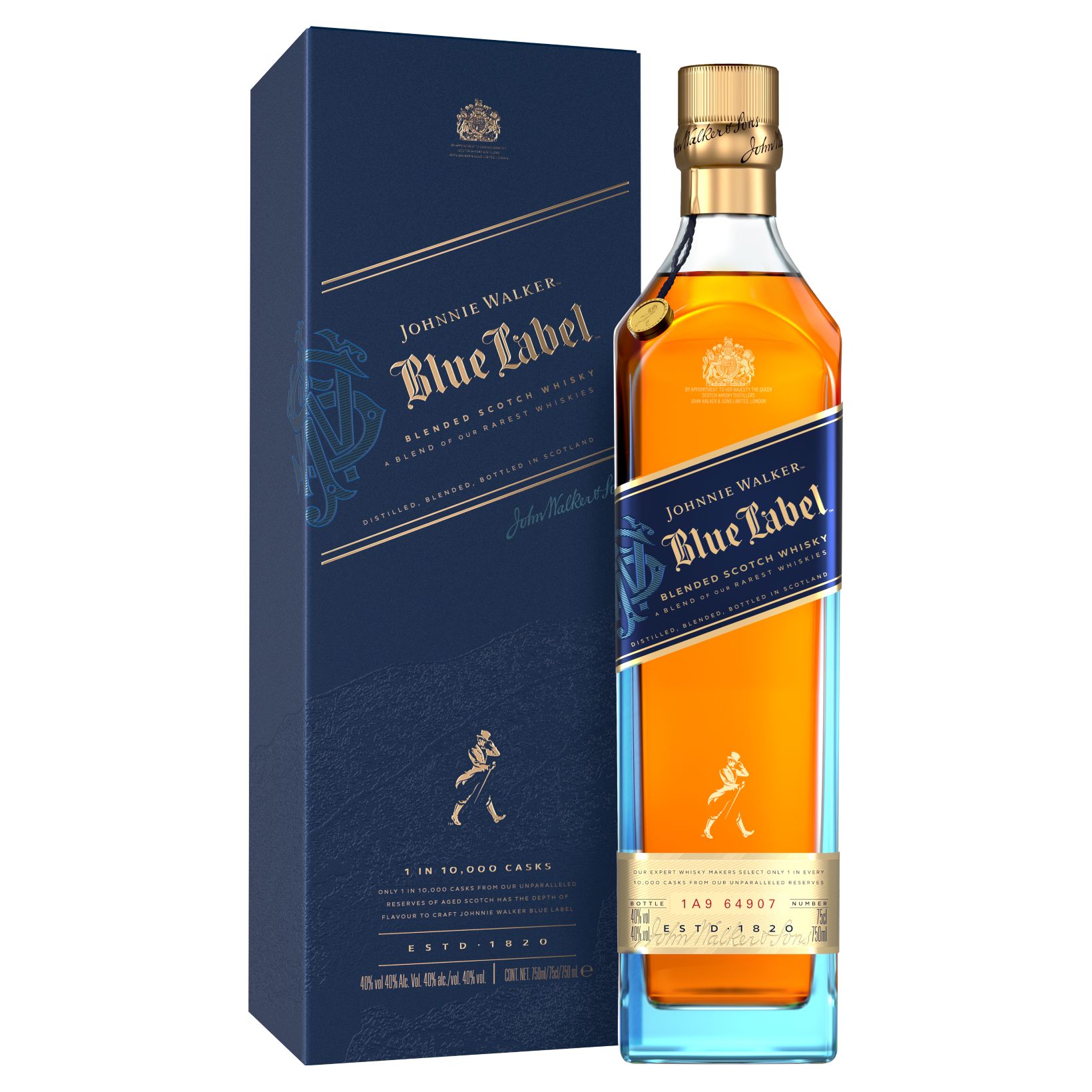 [未開栓] ジョニー・ウォーカー ブルーラベル 750ml 箱無し ジョニー・ウォーカー ブルーラベル ポルシェデザイン750ml 未