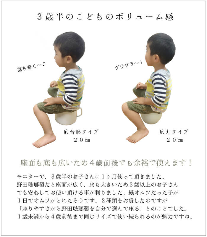 琺瑯おまる」【おまるカバー無し単品】野田琺瑯製ホーローおまる