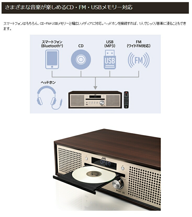 全国送料無料 ノイズキャンセル オーディオ ステレオ Jvc Ha Sbn インテリアに馴染むcdコンポとワイヤレスノイズキャンセリングヘッドホンのお得なセット ヘッドホン コンパクトコンポ Cd 高 Usb Nx W30 ワイドfm コンポ セット Bluetooth搭載 スマホ スマートフォン