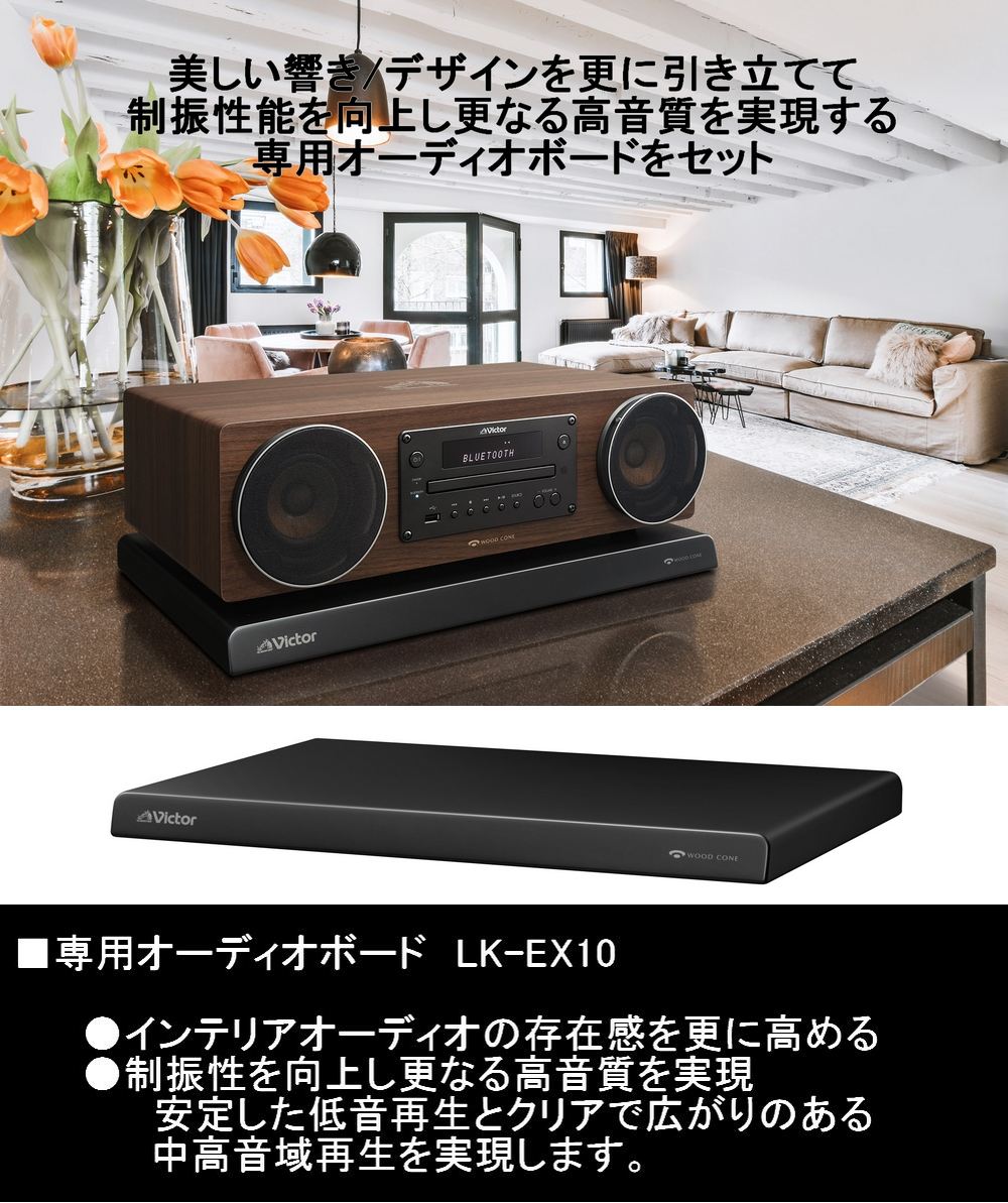 オープニング 即納 新品 JVC Victor WOOD CONE EX-D6 コンパクト