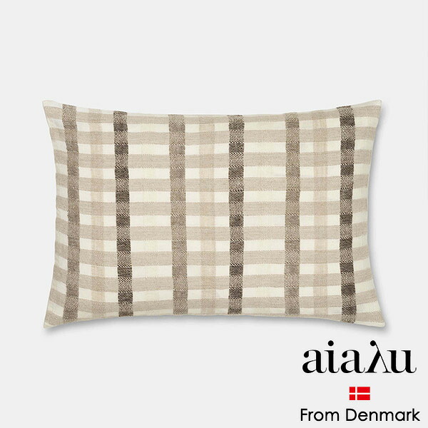 北欧 室内装飾 雑貨 aiayu Gabriel pillow 40×60糎 赤銅色 座布団 枕 照合のしるし カシミヤ 地絹 綿織物 好いたらしい 今めかしい オーガニック サスティナブル エコ 愛想のいい 分かりやすい 中材込み 差し上げ物 デンマーク王国