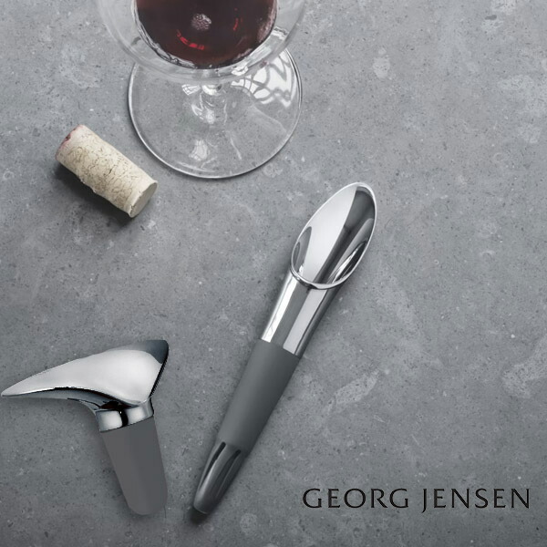 北欧 インテリア 雑貨 ジョージ ジェンセン WINE&BAR ワインポアラー＆ストッパー ワイン シンプル