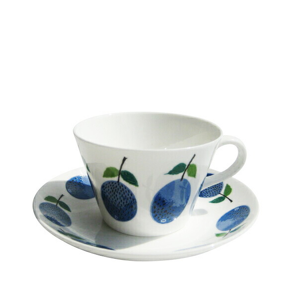 北欧 インテリア 雑貨 GUSTAFSBERG (グスタフスベリ) PRUNUS プルヌス コーヒーカップ＆ソーサー / 北欧食器 復刻版 送料無料｜KOTTE