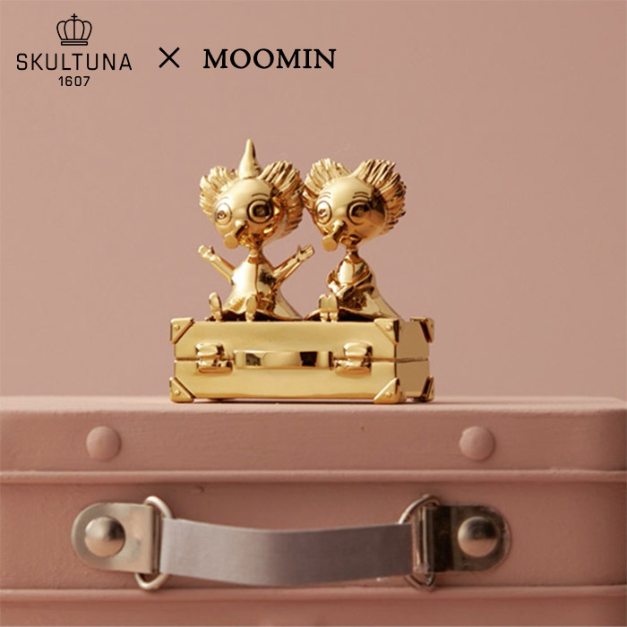 スクルツナ × ムーミン トフスランとビフスラン No.751-29 図形 SKULTUNA Moomin Thingumy and Bob 北欧 室内装飾 雑貨 ムーミン グッズ オブジェ 図形 飾りつけ あやつり人形 飾りつけ