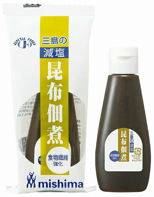 【本日ポイント4倍相当】三島食品株式会社ミニボトル入り 食物繊維強化 減塩 昆布佃煮　120g &times; 30個【JAPITALFOODS】（発送までに7～10日かかります・ご注文後のキャンセルは出来ません）｜神戸たんぽぽ薬房