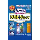 【本日ポイント4倍相当】【全国送料無料】ユニ・チャーム株式会社ライフリー リハビリパンツL 14 枚×4パック【メーカー直送品のため代引きができません】【RCP】|神戸たんぽぽ薬房
