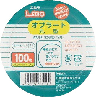【本日ポイント4倍相当】日進医療器株式会社　Nオブラート丸型 100枚入×60個セット【RCP】