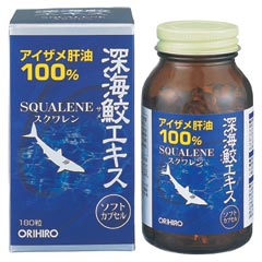 【本日ポイント4倍相当】オリヒロ株式会社 深海鮫エキスカプセル　180粒×5個セット