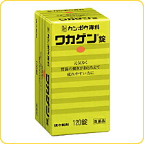 クラシエ薬品株式会社 カンポウ専科ワカゲン錠120錠〜元気がなく胃腸の働きが衰えて疲れやすい方〜