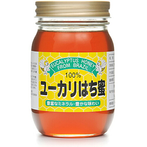 【本日ポイント4倍相当】株式会社サンフローラ 　ユーカリ　はち蜜　[ビン入り]500g入×6本セット ＜100％ブラジル産天然はちみつ・純正蜂蜜＞【RCP】 【北海道・沖縄は別途送料必要】