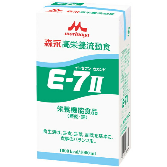 株式会社クリニコ 森永　高栄養流動食 クリミール(Climeal)E-7II(イーセブンセカンド) 1000kcal/1000ml×6個入 ［品番：643450］【栄養機能食品（亜鉛・銅）】 【たんぽぽ薬房】【たんぽぽ薬房】【YP】（発送まで7～14日程・キャンセル不可）