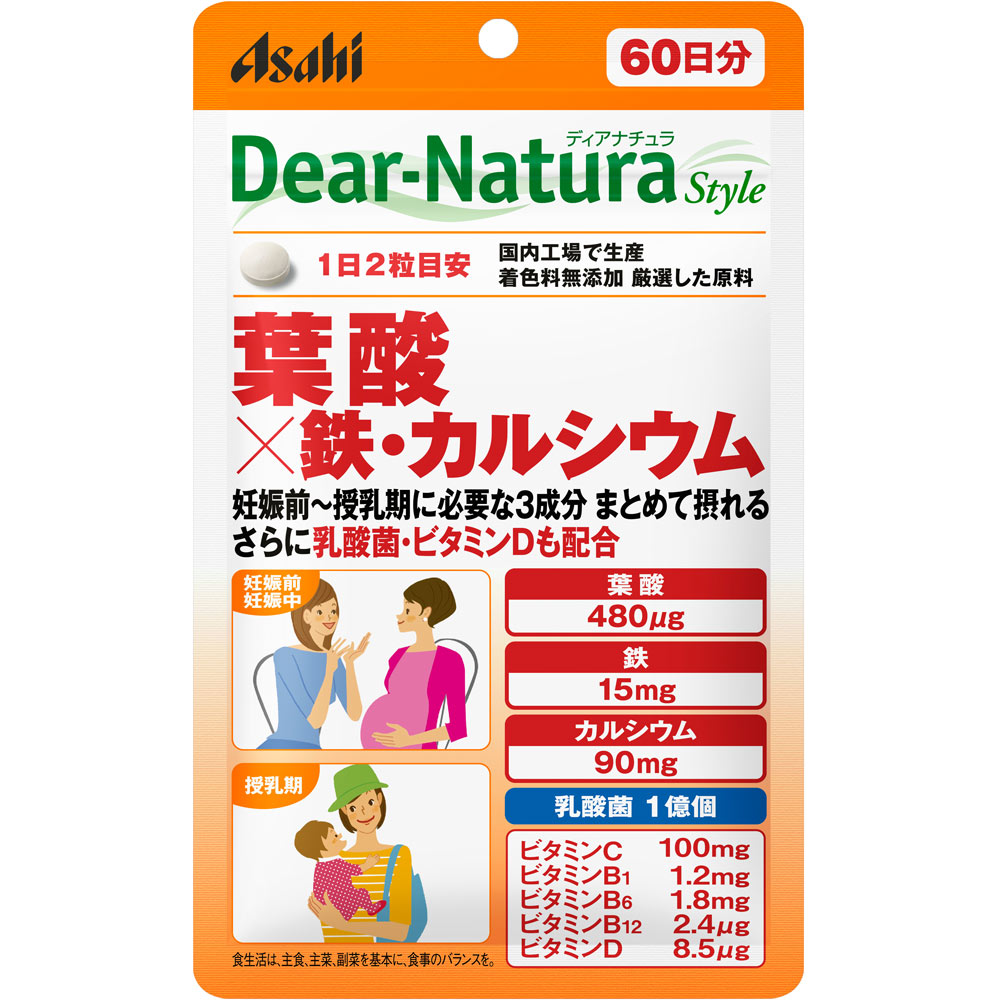 市場 本日ポイント4倍相当 アサヒグループ食品株式会社ディアナチュラスタイル葉酸×