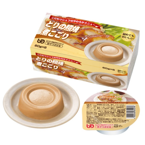 株式会社マルハチ村松こだわりシェフのやわらかメニュー とりの照焼煮こごり 60g×6カップ