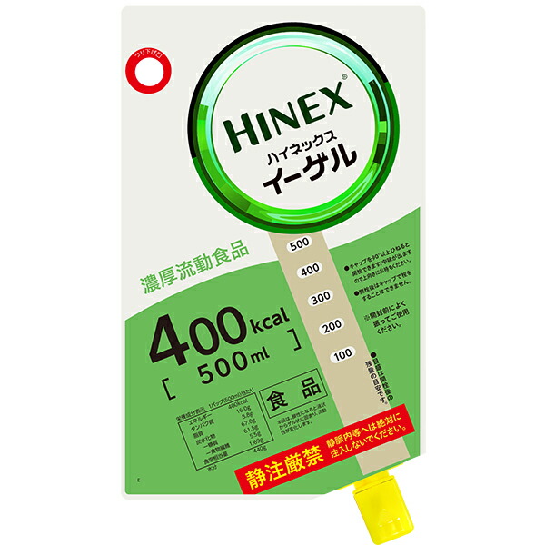 【本日ポイント4倍相当】株式会社大塚製薬工場 ハイネイーゲル　400kcal(500ml)×12袋入 ＜濃厚流動食品＞ 【たんぽぽ薬房】【YP】（発送まで7～14日程です・ご注文後のキャンセルは出来ません）