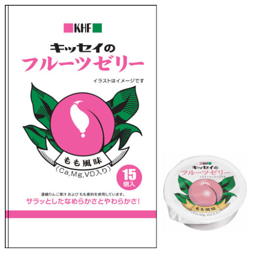 【3％OFFクーポン 4/14 20:00～4/17 09:59迄】【送料無料】キッセイ薬品工業株式会社 キッセイのフルーツゼリー もも風味 1箱(65g×15個)×4個セット 【たんぽぽ薬房】（発送まで7～14日程です・ご注文後のキャンセルは出来ません）【△】