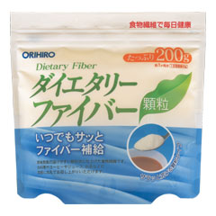 【3％OFFクーポン 4/14 20:00～4/17 09:59迄】【送料無料】【お任せおまけ付き♪】 オリヒロ株式会社 ダイエタリーファイバー顆粒　200g×24個セット【RCP】【△】