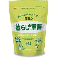 【本日ポイント4倍相当】【送料無料】【お任せおまけ付き♪】 ミヨシ石鹸株式会社 暮らしの重曹600g×32個セット ※商品が届くまで2～3日かかります。【△】