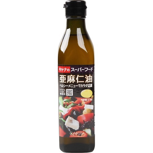 【送料無料】【お任せおまけ付き♪】 キャナ株式会社 　亜麻仁油　270g×24本セット ＜キャナのスーパーフード＞＜アマニオイル＞ (商品発送に6-10日間程度かかります) (この商品は注文後のキャンセルができません) 【北海道・沖縄は別途送料必要】【△】