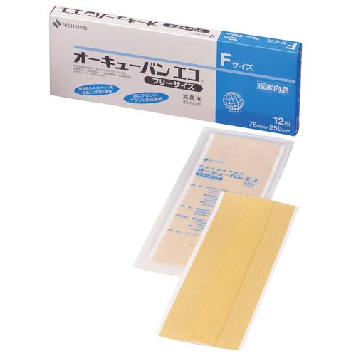 【今日このごろ尖んがり4倍好いかげんに】【貨物輸送無料】【お任せおまけ付き添い人♪】ニチバン株式会社オーキューバンエコ 無償性大きさ12枚×10個仕掛ける(ねばり着く部)76粍 × 250粍 （送りとどけるまで7～14協議事項です・ご申しつける後の取りやめるは出来ません）【△】