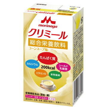 【3％OFFクーポン 4/4 20:00～4/10 01:59迄】【送料無料】【お任せおまけ付き♪】 株式会社クリニコ エンジョイクリミール(Climeal)200kcal コーンスープ味 125ml×24個(形態：12個×2ケース)入 ［品番：650484］ (発送に7-14日程・キャンセル不可)【△】