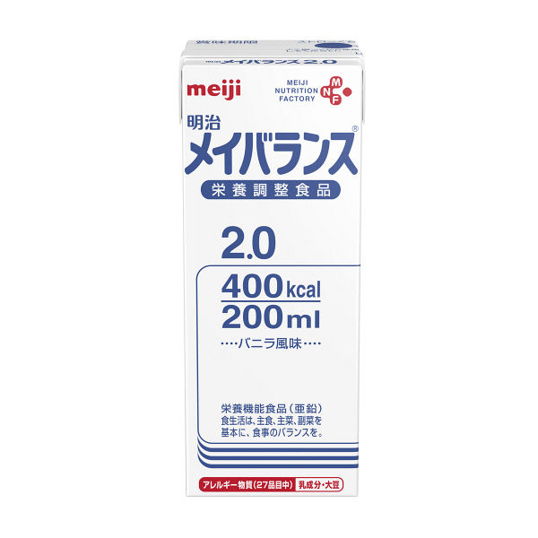 【3％OFFクーポン 4/4 20:00～4/10 01:59迄】【送料無料】【お任せおまけ付き♪】 株式会社明治(旧明治乳業) 明治メイバランス2.0 200ml×48本（2ケース） （発送までに7～10日かかります・ご注文後のキャンセルは出来ません）【RCP】【YP】【△】