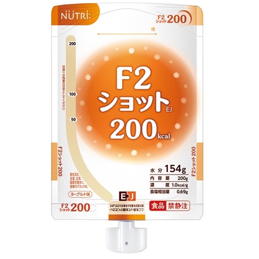 【3％OFFクーポン 4/4 20:00～4/10 01:59迄】【送料無料】ニュートリー株式会社 F2ショットEJ 200kcal 200g×24 【△】