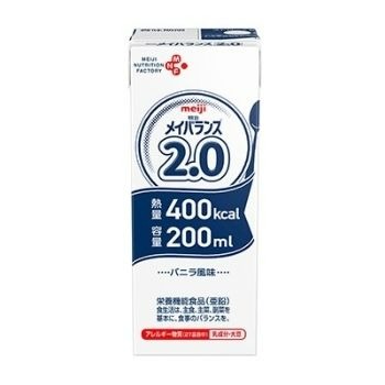 【3％OFFクーポン 4/14 20:00～4/17 09:59迄】【送料無料】株式会社 明治 明治 メイバランス2.0 バニラ風味 200ml×24 【△】