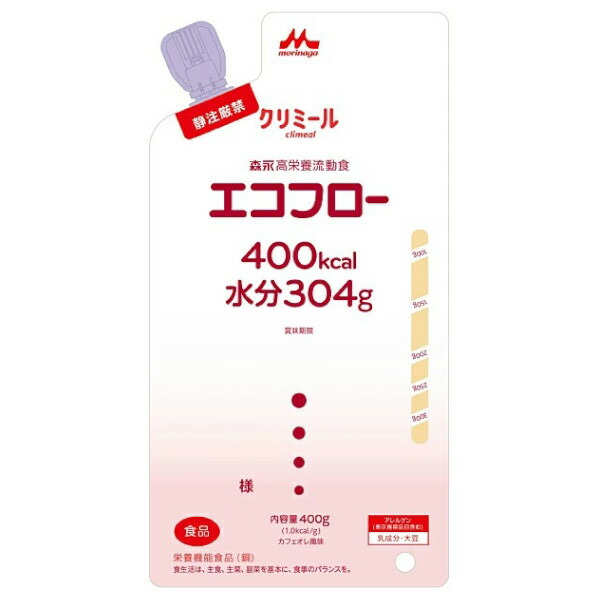 【3％OFFクーポン 7/19 20:00～7/26 01:59迄】【送料無料】株式会社クリニコとろみ状流動食エコフロー 400kcal 400g&times;20袋セット【△】｜神戸たんぽぽ薬房