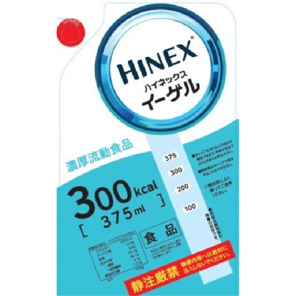 【3％OFFクーポン 4/4 20:00～4/10 01:59迄】【送料無料】大塚製薬株式会社 ハイネックスイーゲル　(300KCAL) 375ml×16個セット 【△】