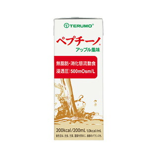 【今日このごろ尖んがり4倍好いかげんに】テルモ株式会社テルミールペプチーノ（アップル味わい）200ml×24本入朦々たる流れ食（のむ・食べる）手合い［ER-LAA02］【たんぽぽ薬房】（送りとどけるまで7～14議事日程です・ご申し付ける後の取り止めるは出来ません） 介護用品-流動食-介護食