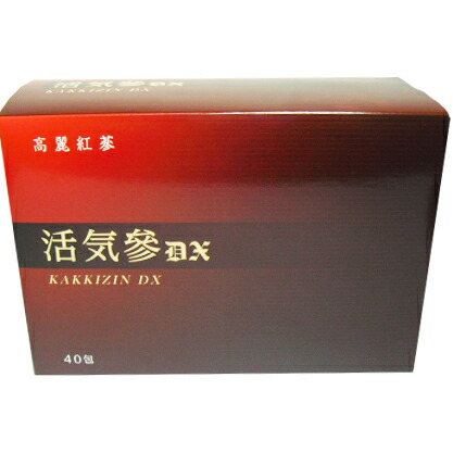 剤盛堂薬品(ホノミ漢方)関連会社・株式会社トライハー高麗人参茶 活気参(かっきじん)DX 40包×2箱〜紅参使用〜