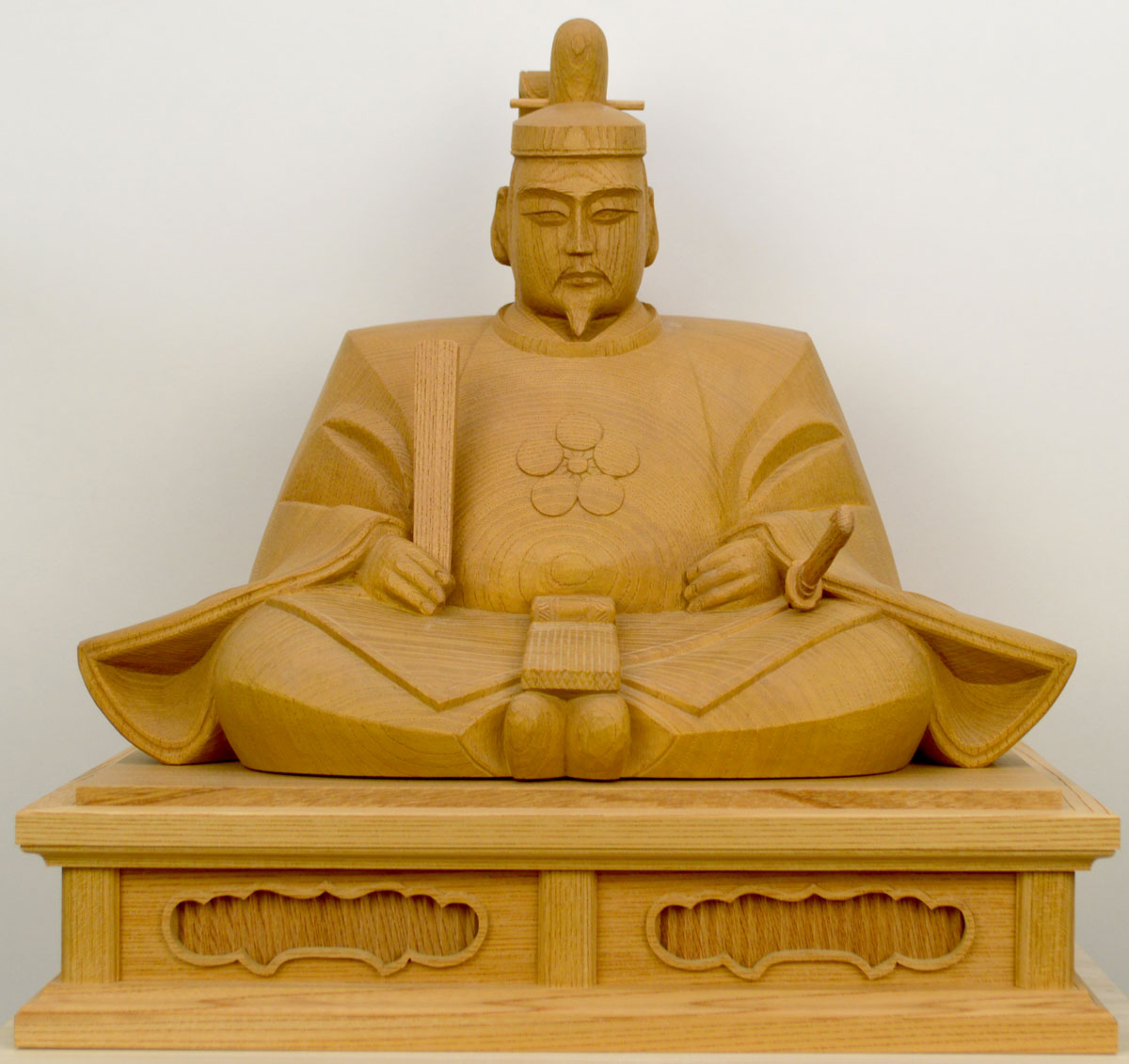 楽天市場】【天神様】井波彫刻一尺三寸・欅（けやき）『菅原道真