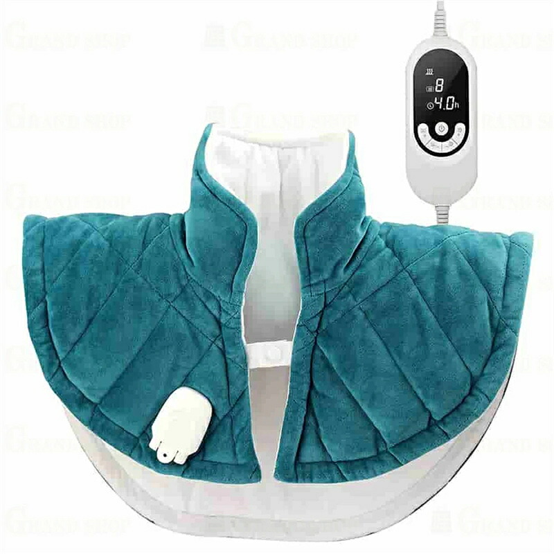 電気ショール 電熱 電気毛布 加熱パッド ホットマット 遠赤外線加熱電気肩パット 40℃-70℃ 腹・背中・首・腰・膝・ 肩掛け 冷え性対応 肩凝り緩和 洗濯可能 暖かい多機能加熱パッド