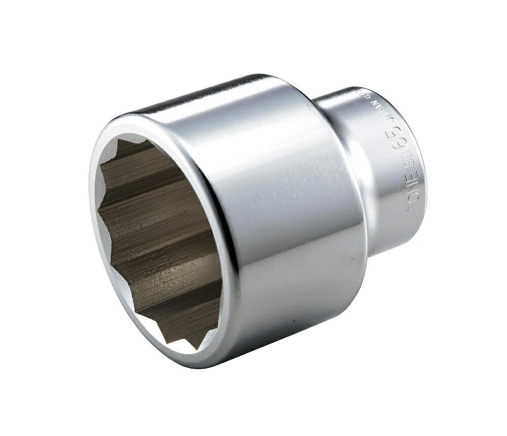 TONE ソケット(12角) 70mm 8D70｜晃栄産業　店