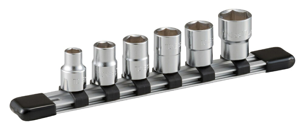 TONE ソケットセット(6角 ホルダー付) 6pcs HS306