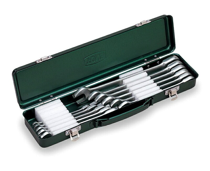 TONE ラチェットめがねレンチセット 10pcs RM110
